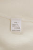 Beige Ruched Sweetheart Neckline Rib Knit Sweater